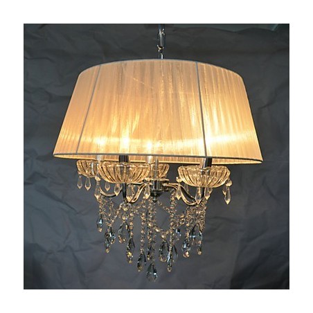 Lámpara colgante Dainty Chic de 5 luces con diseño de flor Lámpara colgante Dainty Chic de 5 luces con diseño de flor