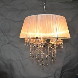 Lámpara colgante Dainty Chic de 5 luces con diseño de flor