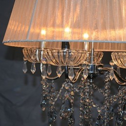 Lámpara colgante Dainty Chic de 5 luces con diseño de flor
