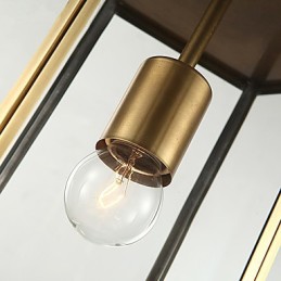 Lámparas colgantes de cristal estilo mini, tradicionales, clásicas, de metal.