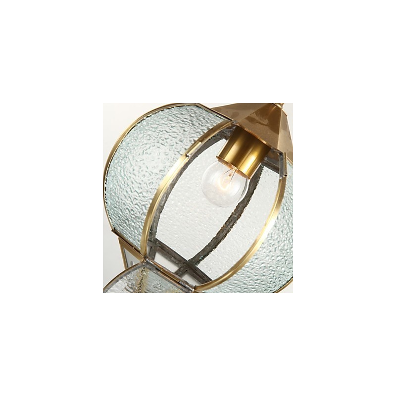 Lámparas colgantes de cristal estilo mini, tradicionales, clásicas, de metal.