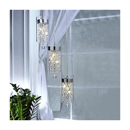 Lámpara colgante artística de cristal con pantallas de vidrio Lámpara colgante artística de cristal con pantallas de vidrio