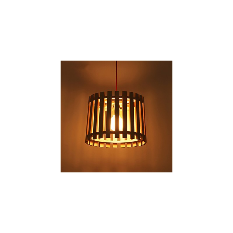 Lámparas colgantes estilo mini, modernas y contemporáneas de madera.