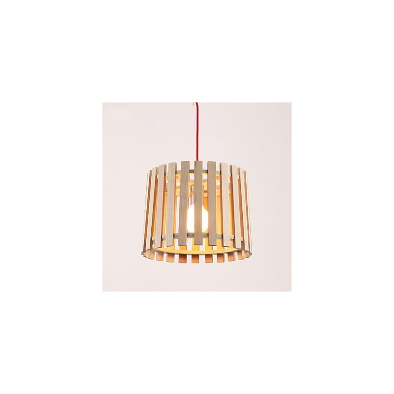 Lámparas colgantes estilo mini, modernas y contemporáneas de madera.