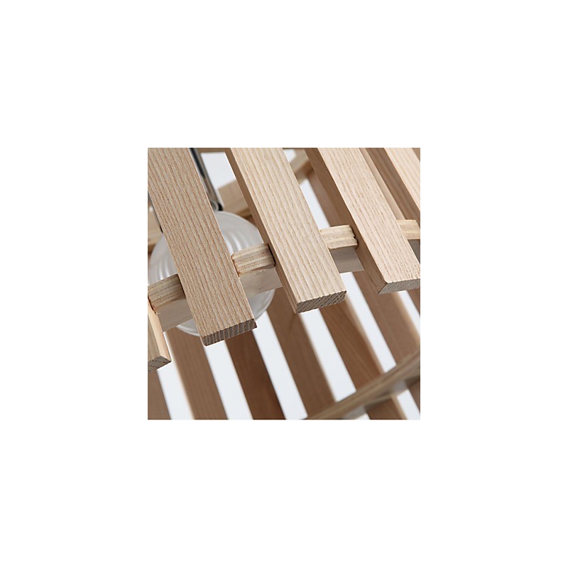 Lámparas colgantes estilo mini, modernas y contemporáneas de madera.