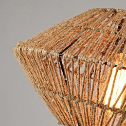 Lámpara de araña de cuerda tejida a mano Americange