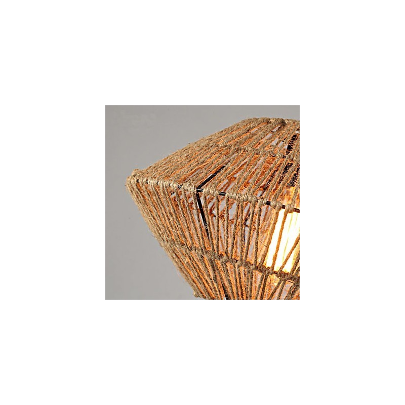 Lámpara de araña de cuerda tejida a mano Americange