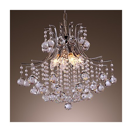 Lámpara colgante moderna de metal galvanizado estilo mini cristal contemporáneo Lámpara colgante moderna de metal galvanizado estilo mini cristal contemporáneo