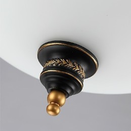 Lámpara de araña moderna de metal galvanizado de estilo mini contemporáneo
