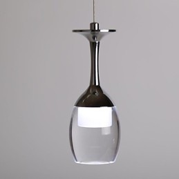 Lámpara colgante moderna con 7 luces y bombillas integradas para escalera.