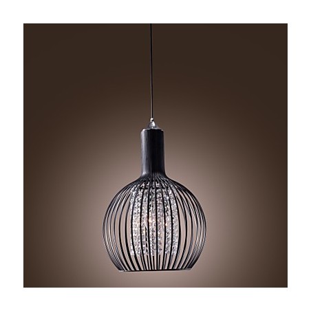 Lámpara colgante moderna contemporánea de cristal en estilo mini, galvanizada Lámpara colgante moderna contemporánea de cristal en estilo mini, galvanizada