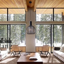 Lámpara colgante moderna contemporánea de cristal en estilo mini, galvanizada