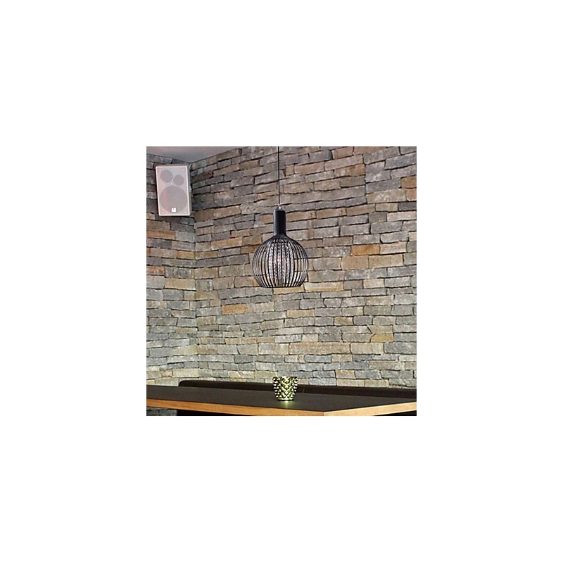 Lámpara colgante moderna contemporánea de cristal en estilo mini, galvanizada
