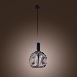 Lámpara colgante moderna contemporánea de cristal en estilo mini, galvanizada