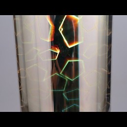Lámpara cromada Dream Laser Grabado 3 Recta