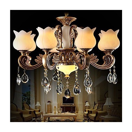 Lámpara colgante de cristal europea y lámpara de lujo. Lámpara colgante de cristal europea y lámpara de lujo.