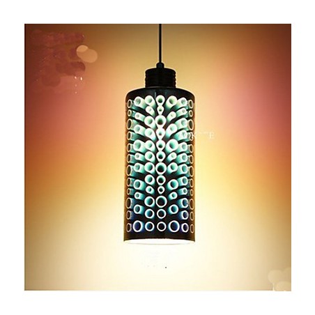 Lámpara colgante creativa de cristal 3D de mesa sencilla