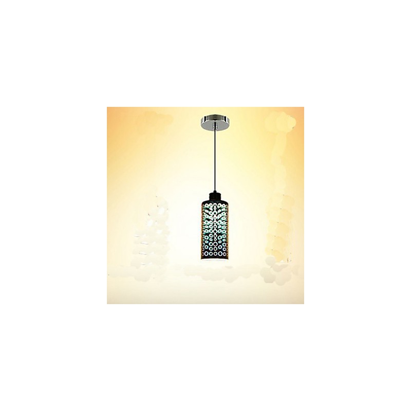 Lámpara colgante creativa de cristal 3D de mesa sencilla