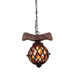 Lámpara colgante de araña estilo mini, tradicional, clásica, estilo campestre, globo.