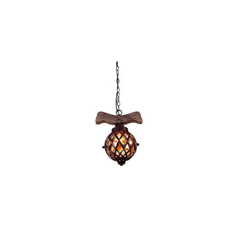Lámpara colgante de araña estilo mini, tradicional, clásica, estilo campestre, globo.