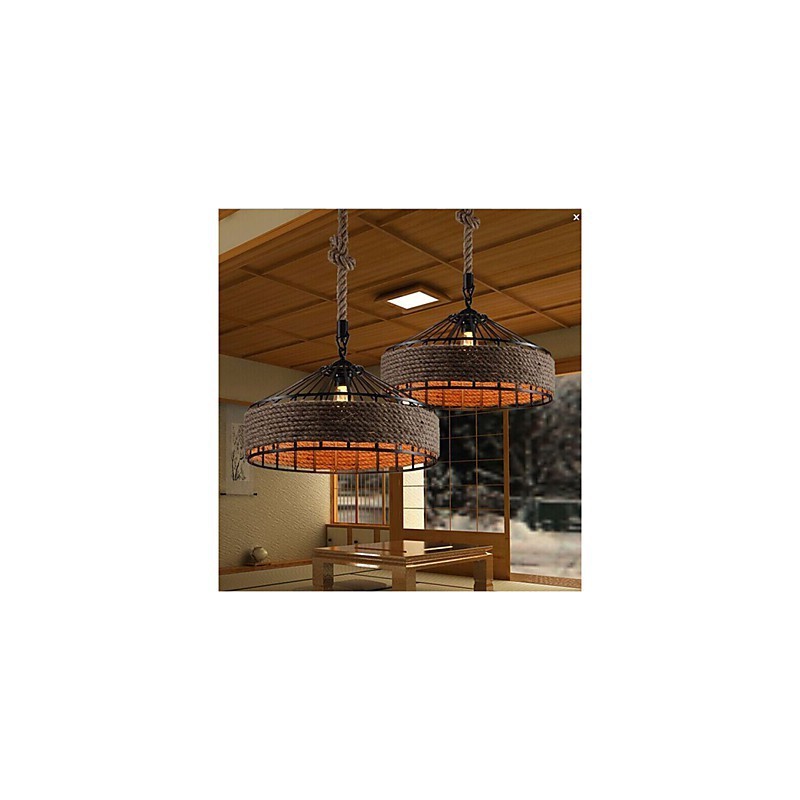 Lámpara colgante de araña de metal de 2 luces de otros diseñadores de Country