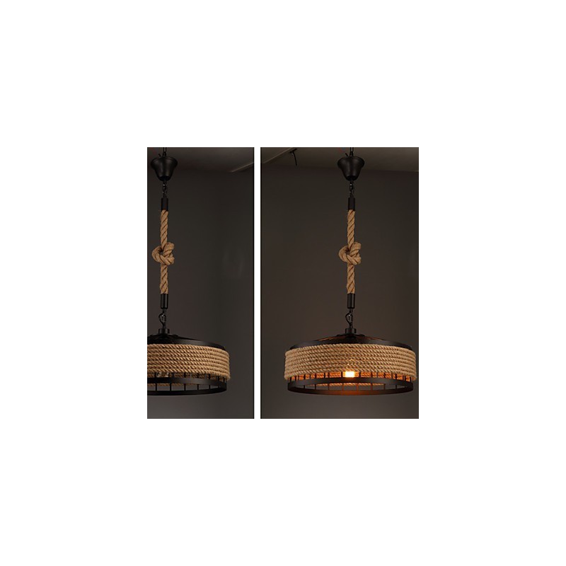 Lámpara colgante de araña de metal de 2 luces de otros diseñadores de Country