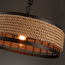 Lámpara colgante de araña de metal de 2 luces de otros diseñadores de Country