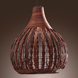 Lámpara colgante con pintura estilo mini estilo campestre