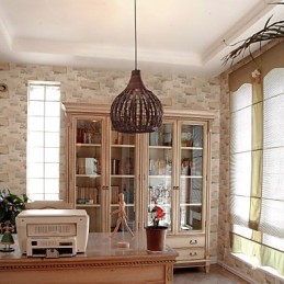 Lámpara colgante con pintura estilo mini estilo campestre