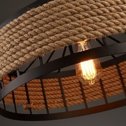 Lámpara colgante de araña de metal de 2 luces de otros diseñadores de Country