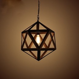Lámpara colgante de metal creativa Lámparas colgantes modernas Lámpara colgante de café
