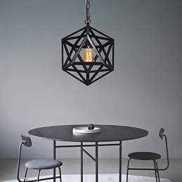 Lámpara colgante de metal creativa Lámparas colgantes modernas Lámpara colgante de café