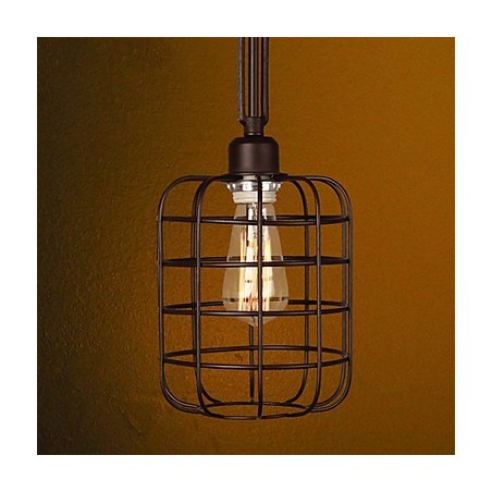Lámpara colgante de metal con pintura estilo mini retro Lámpara colgante de metal con pintura estilo mini retro