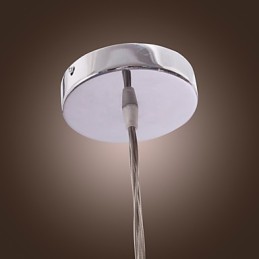 Lámpara colgante contemporánea de aluminio con 7 luces