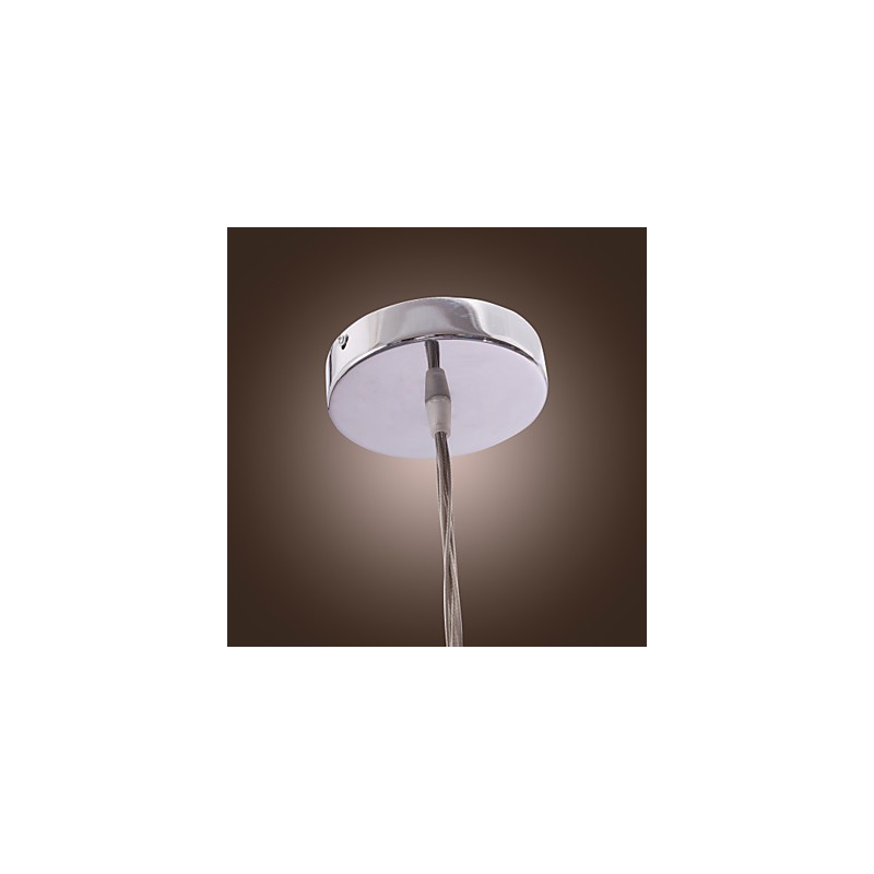 Lámpara colgante contemporánea de aluminio con 7 luces