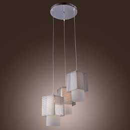 Lámpara colgante galvanizada de estilo mini contemporáneo moderno