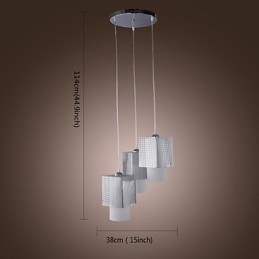 Lámpara colgante galvanizada de estilo mini contemporáneo moderno