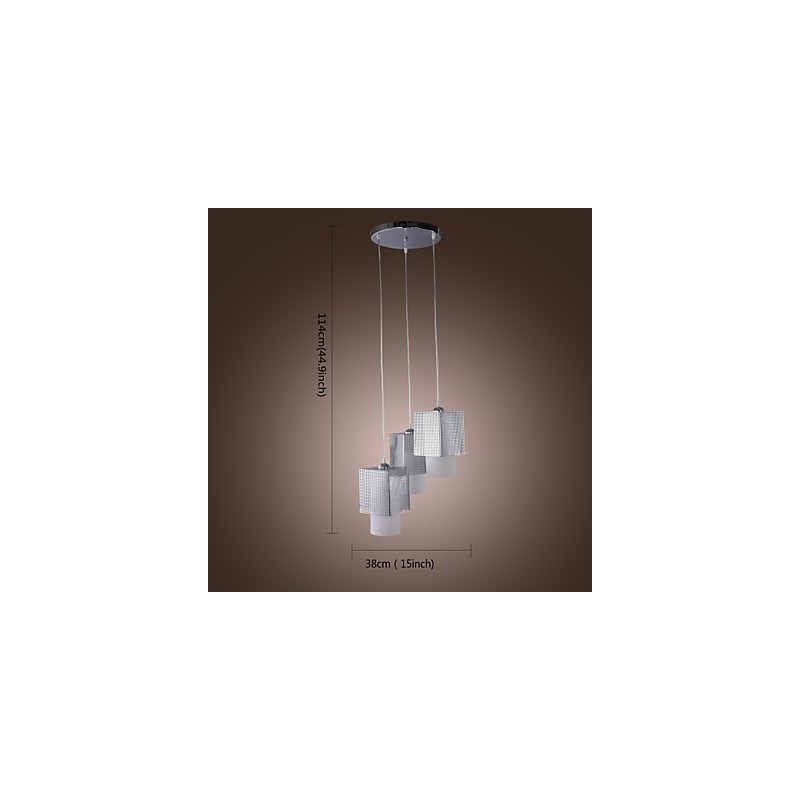 Lámpara colgante galvanizada de estilo mini contemporáneo moderno