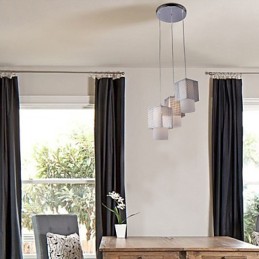 Lámpara colgante galvanizada de estilo mini contemporáneo moderno