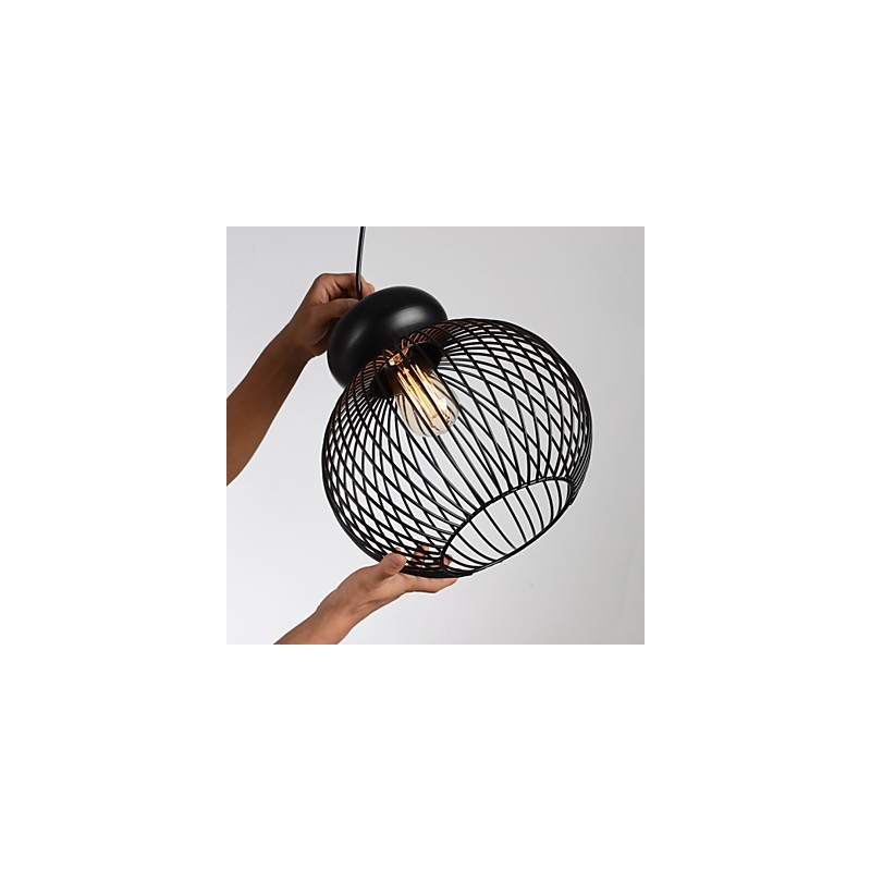 Lámparas colgantes estilo mini, estilo retro, para garaje, de metal.