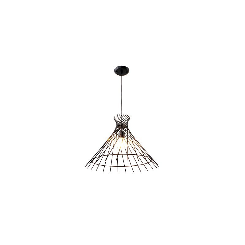 Lámpara colgante de araña estilo mini rústico estilo cabaña retro garaje metal