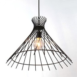 Lámpara colgante de araña estilo mini rústico estilo cabaña retro garaje metal