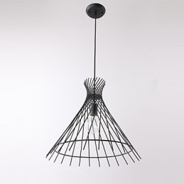 Lámpara colgante de araña estilo mini rústico estilo cabaña retro garaje metal