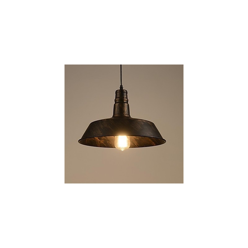 Lámpara de araña retro minimalista con cubierta única de 360 mm de diámetro.