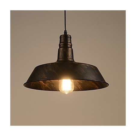 Lámpara de araña retro minimalista con cubierta única de 360 mm de diámetro. Lámpara de araña retro minimalista con cubierta única de 360 mm de diámetro.