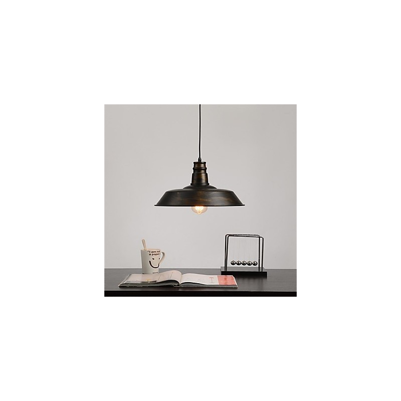 Lámpara de araña retro minimalista con cubierta única de 360 mm de diámetro.