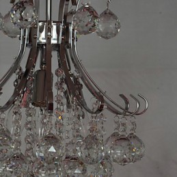 Lámpara colgante moderna contemporánea de cristal mini estilo galvanizado