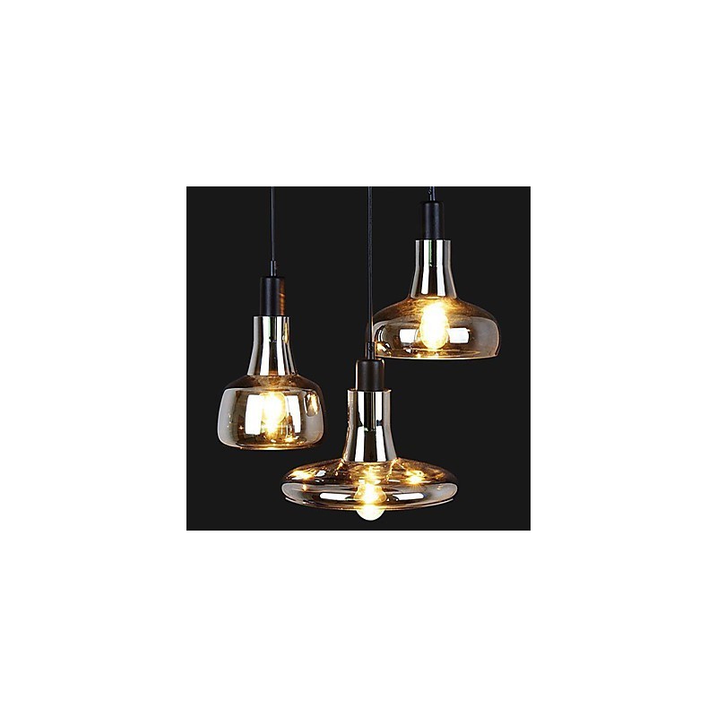 Lámpara de sombra original de estilo europeo de 3 luces