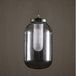 Lámparas de cristal modernas y sencillas