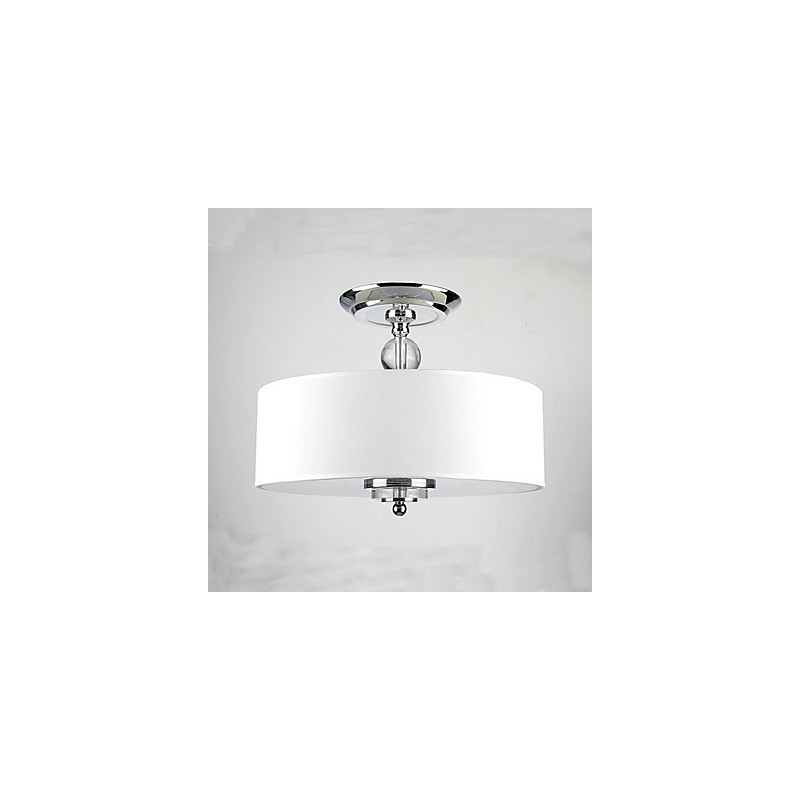 Lámpara colgante moderna y elegante de 3 luces con pantalla de franela